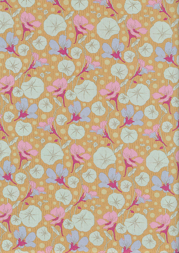 Tilda Fabrics - Gardenlife Mustard Nasturtium 100304