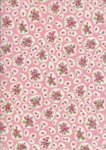 Pima Cotton Lawn - Pink Kathy Rose