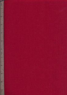 Poly Cotton Plain - Wine Red