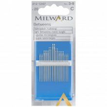Hand Sewing Needles: Betweens/Quilting: Nos.3-9: 20 Pieces