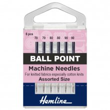 Sewing Machine Needles: Ball Point: Mixed: 5 Pieces