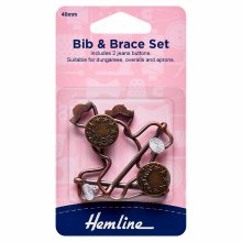 Bib and Brace Set: Bronze: 40mm