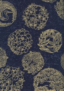 Fabric Freedom Oriental Collection - Japanese Navy COL 2