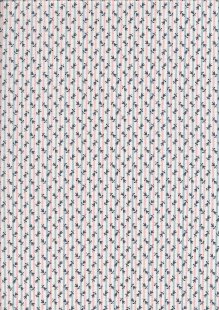 Liberty Fabrics - The Collector's Home Millefleur Stripe 6805B
