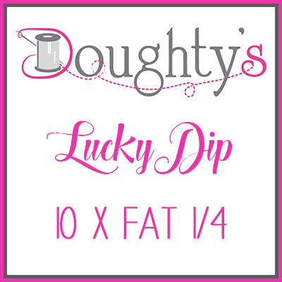 Lucky Dip Parcel - 10 x Fat 1/4 Colour Collection Green & Turquoise