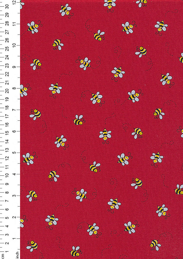 Andover Fabrics - Bumble Bee 9715 Col-R Red
