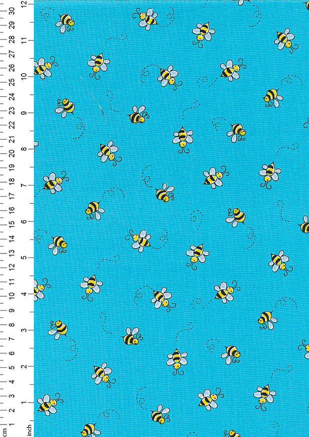 Andover Fabrics - Bumble Bee 9715 Col-T Turquoise