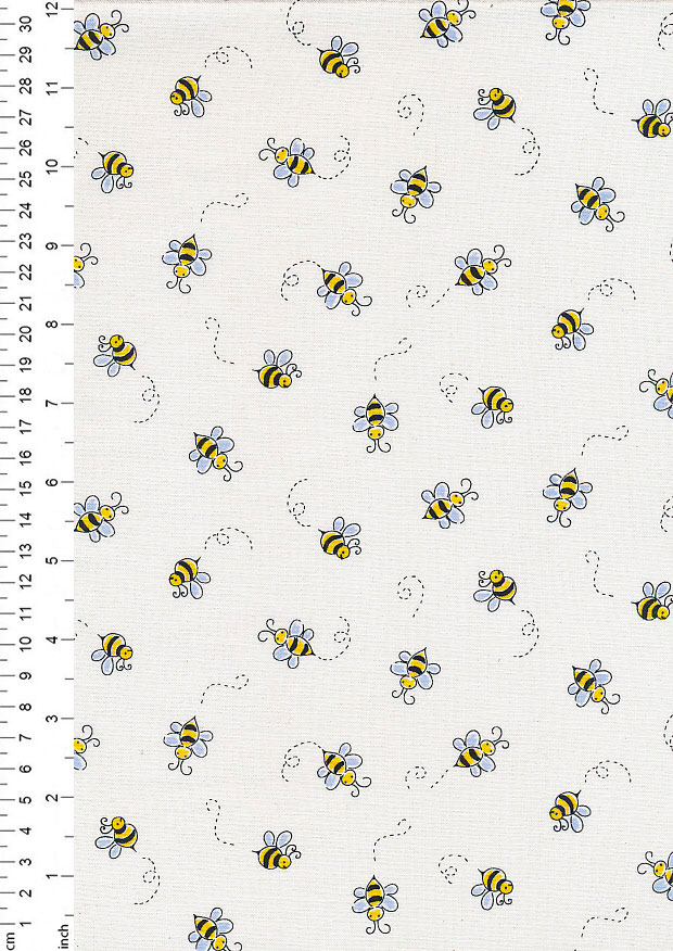 Andover Fabrics - Bumble Bee 9715 Col-L White