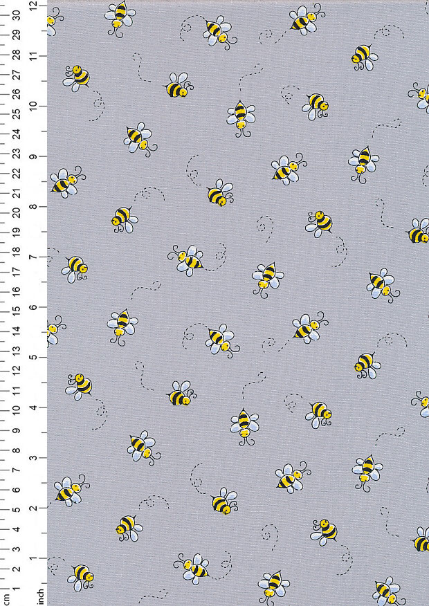 Andover Fabrics - Bumble Bee 9715 Col-C1 Light Grey