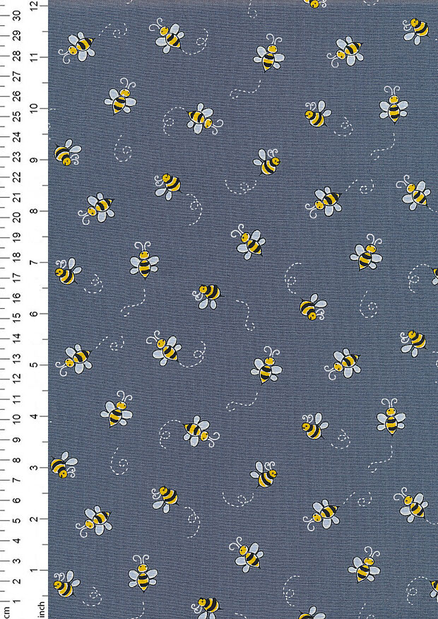 Andover Fabrics - Bumble Bee 9715 Col-C Dark Grey