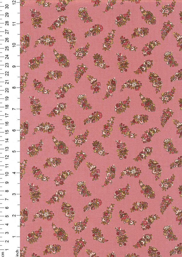 Andover Fabrics By Kathy Hall & Margo Krager - Ditsy Bouquet Pink