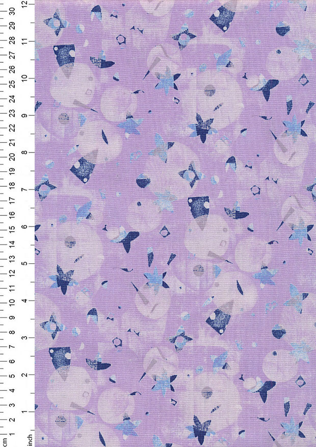 Andover Fabrics Print Making By Lizzy House - Victoria Purple