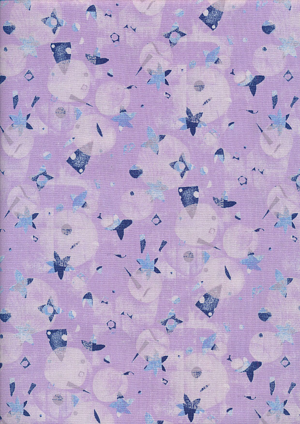 Andover Fabrics Print Making By Lizzy House - Victoria Purple