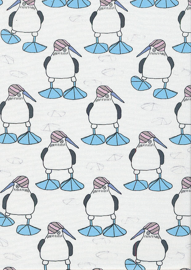 Nutex Linen Look Cotton - Penguins Col 4 60970