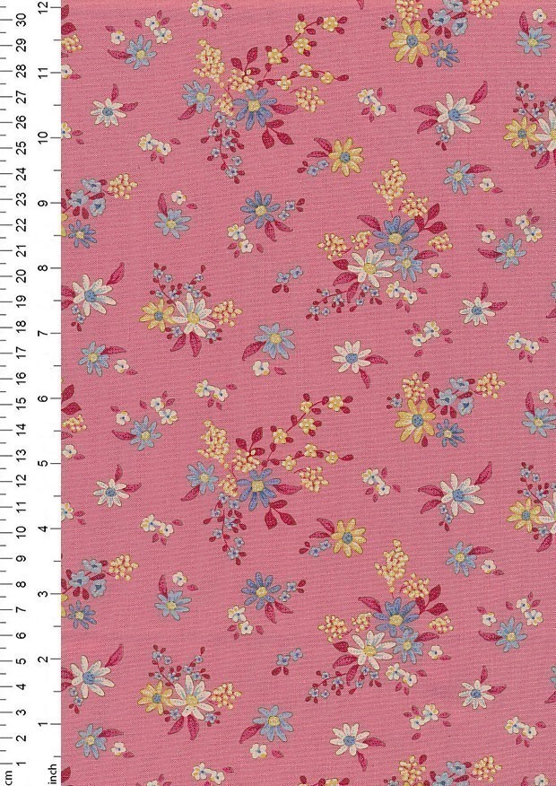Tilda Fabrics - Daisy Field Pink