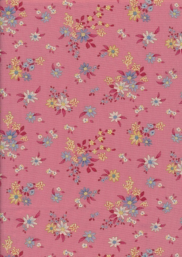 Tilda Fabrics - Daisy Field Pink