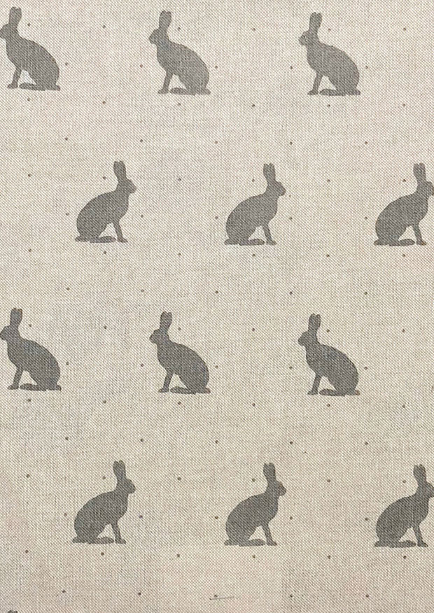 Chatham Glyn - Linen Look Popart Linen Rabbits