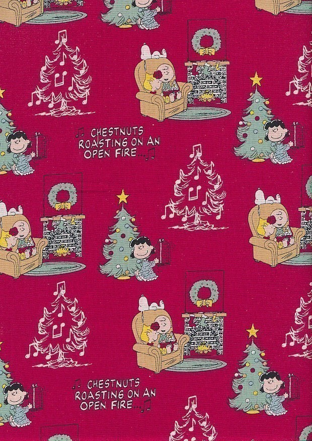 Craft Cotton Co. Peanuts & Snoopy Christmas - 2910-04 Christmas By The Fire