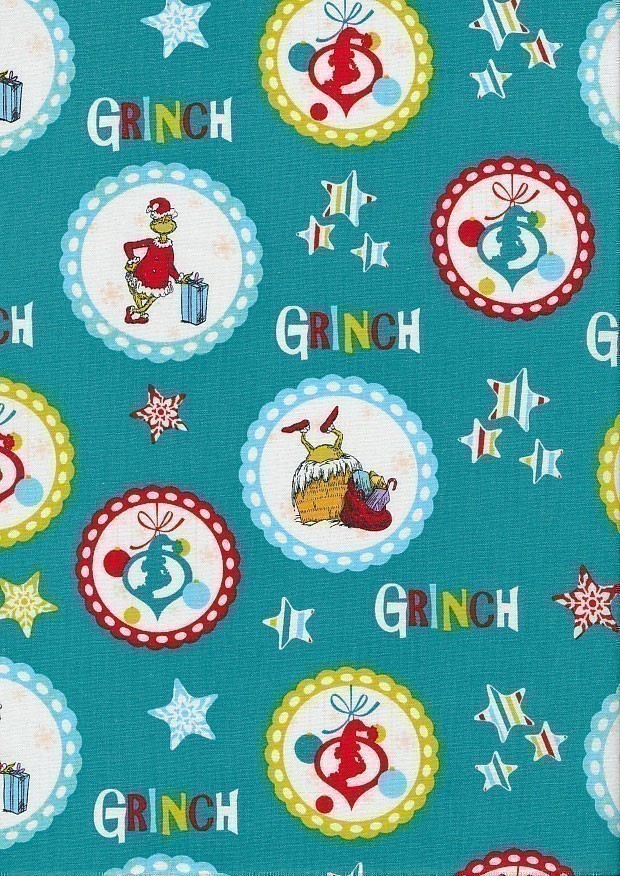 Craft Cotton Co. Grinch Christmas - 2902-04 Snow Flake & Star