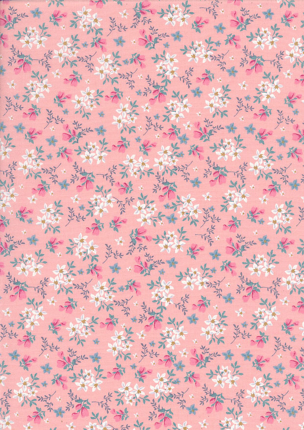 Rose & Hubble - Quality Cotton Print CP-0784 Pink