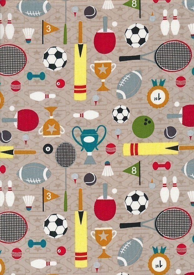 Craft Cotton Co. - Sports Day Taupe