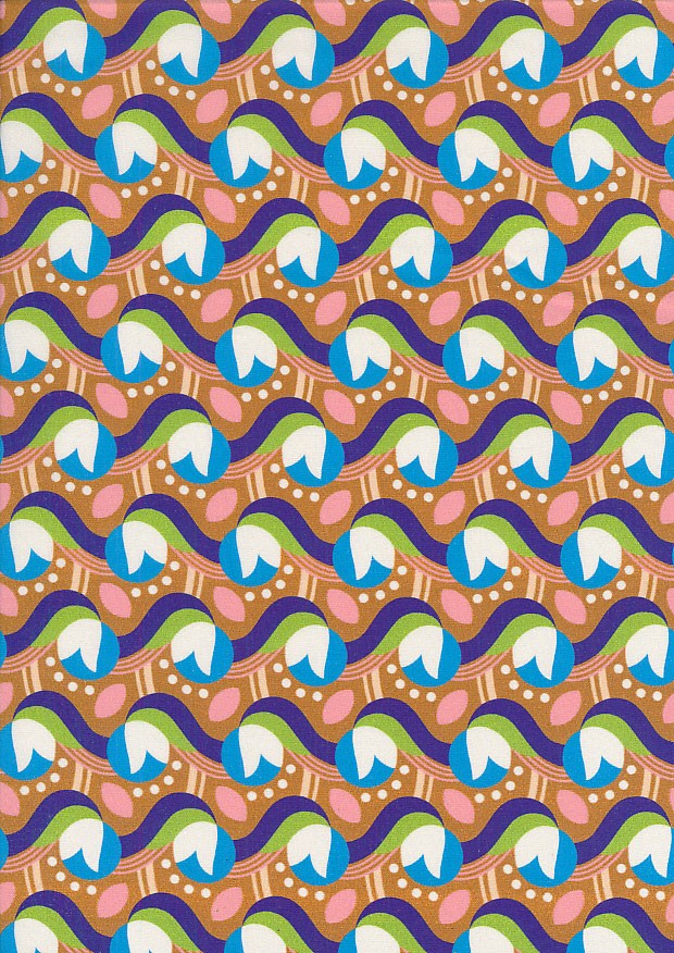 Dashwood Studio - Cotton Lawn Kaleidoscope 1818 Brown