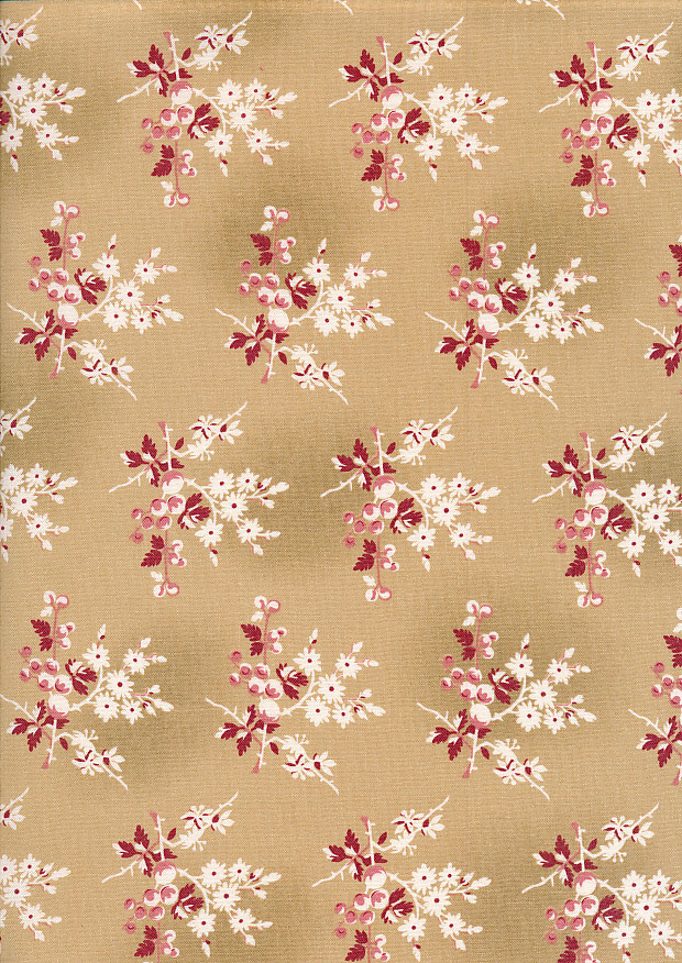 Little Sweetheart By Edyta Sitar For Andover Fabrics - Biscuit Fresh Berries 8824C#LI