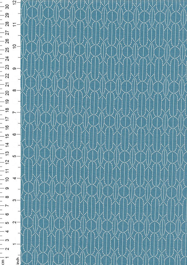 Edytar Sitar Of Laudry Basket Quilts For Andover Fabrics - Sewing Bird Pin Tuck Indigo 1614 Col B