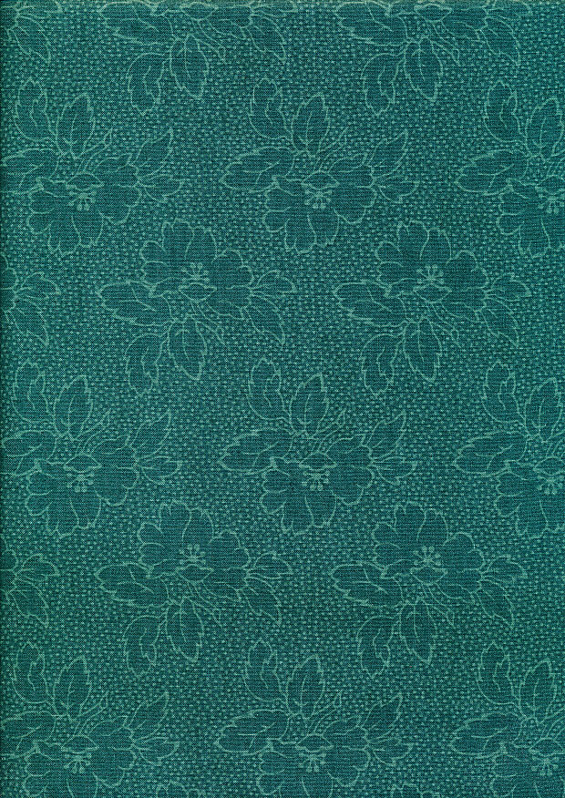 Sequoia By Edyta Sitar For Andover Fabrics - 2/8752T Floral River Blue