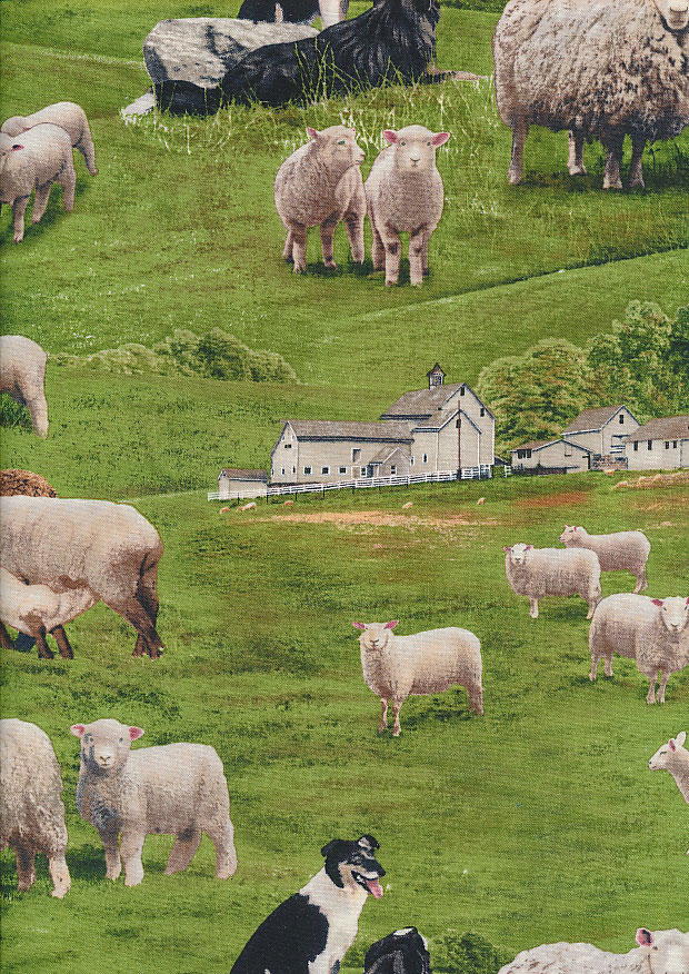 Elizabeth's Studio - Farm Animals Sheep 360-Green