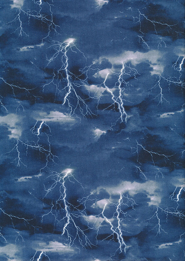 Elizabeth's Studio - Landscape Medley Clouds & Lightning 469-Black