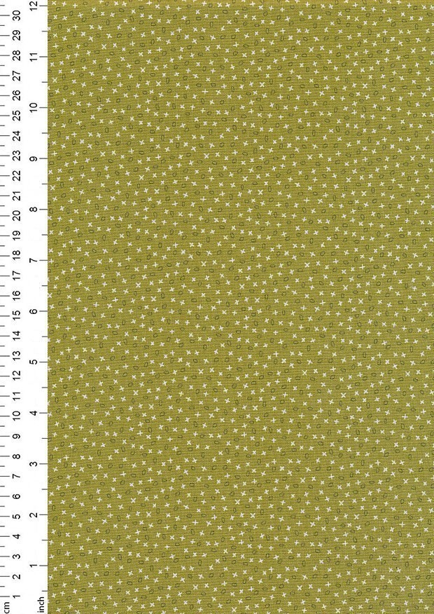 Ellie's Quiltplace - Pieces Of Time Tic-Tac-Toe Apple Green 220201