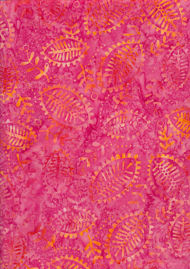 Fabric Freedom Bali Batik Stamp - Batik Stamp  - Pink 136/F