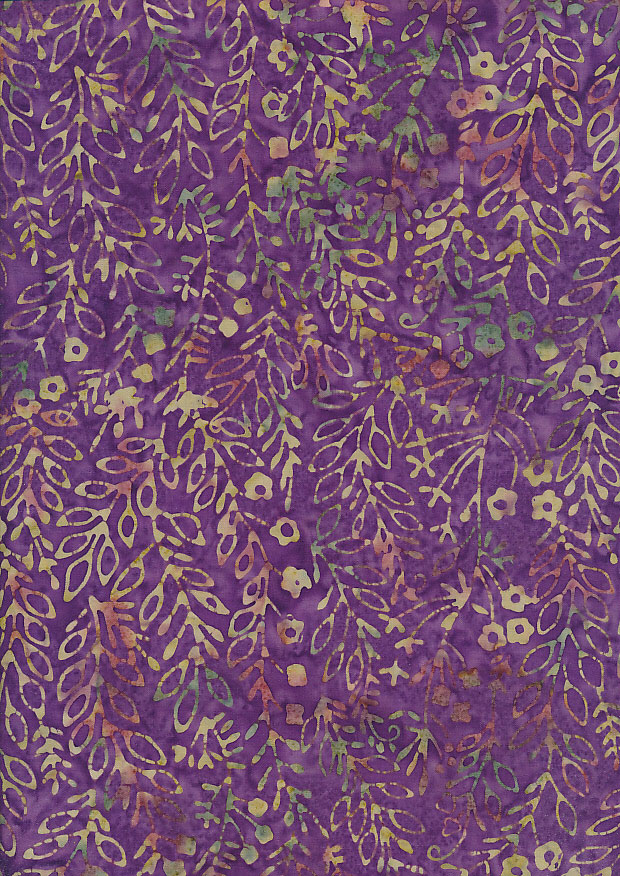 Fabric Freedom Bali Batik Stamp - Batik Stamp  - Purple 146/E