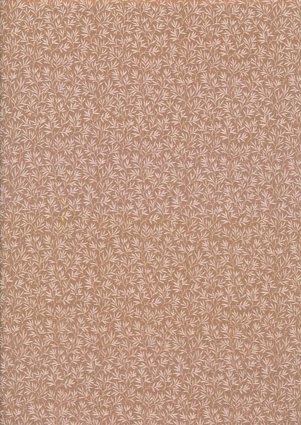 Fabric Freedom - Reverse Negative Blender Ivory On Brown FF29 Col 14