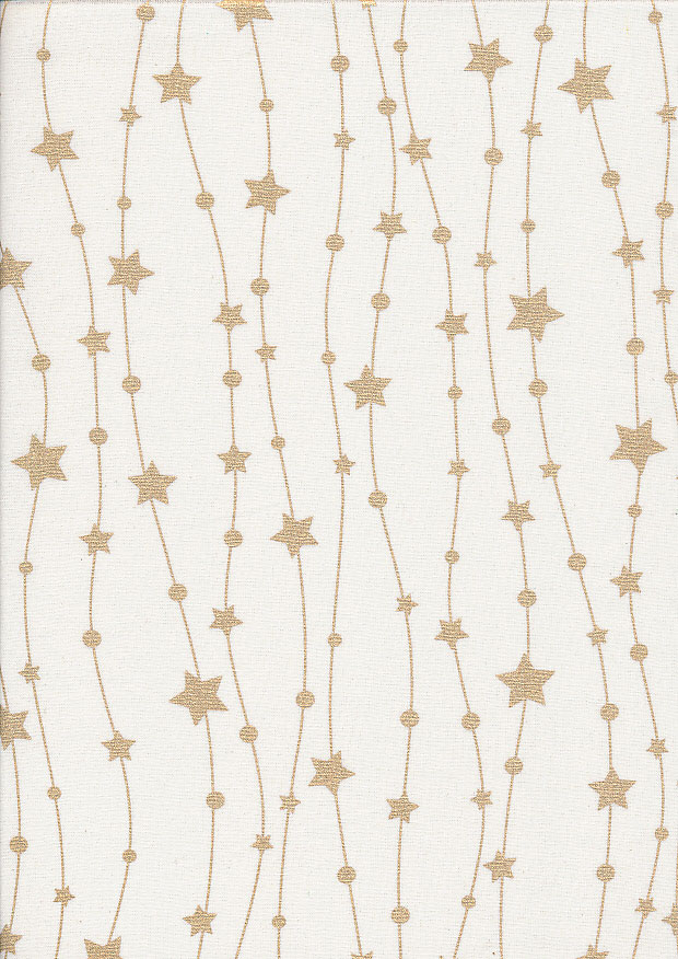 Fabric Freedom Christmas - String Stars Ivory