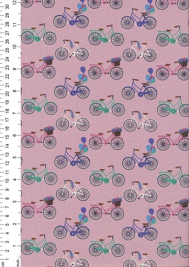 Fabric Freedom - Purse Friendly Print C605 Pink