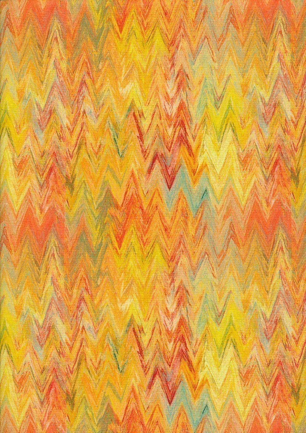 Fabric Freedom - Zig-Zag FF2268-9 Yellow