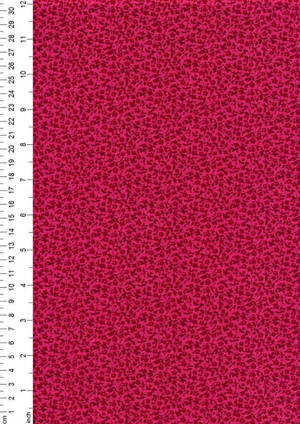 Fabric Freedom - Floral Delight Red 353-6