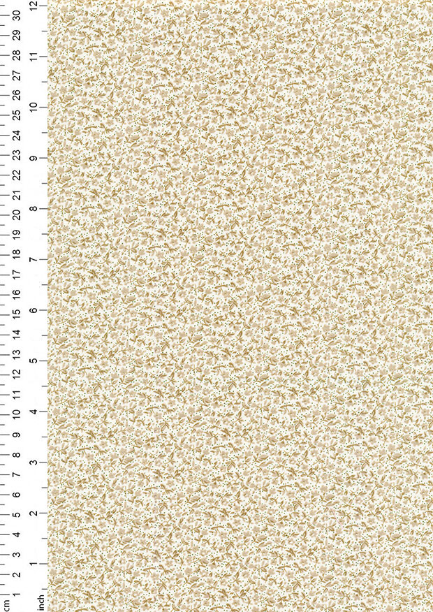 Fabric Freedom - Floral Delight Beige 353-2