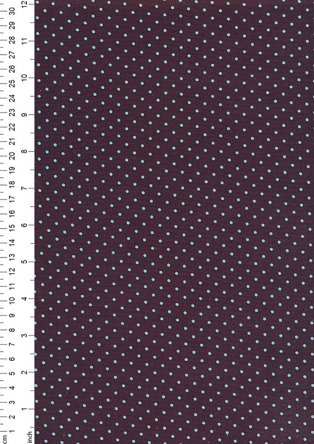 Fabric Freedom - Polka Dot NV-6390 Brown/Blue