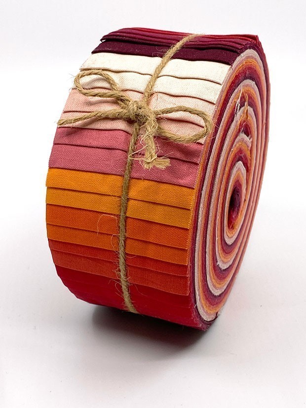 Fabric Freedom Jelly Roll Darling Clementine