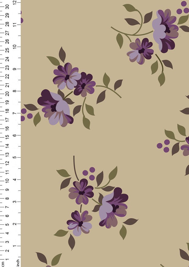 Ginger Lily Studio - Lincoln Lane Small Purple Floral