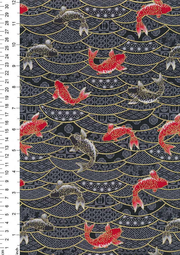 Japanese Kimono Print - 61990 Col 2