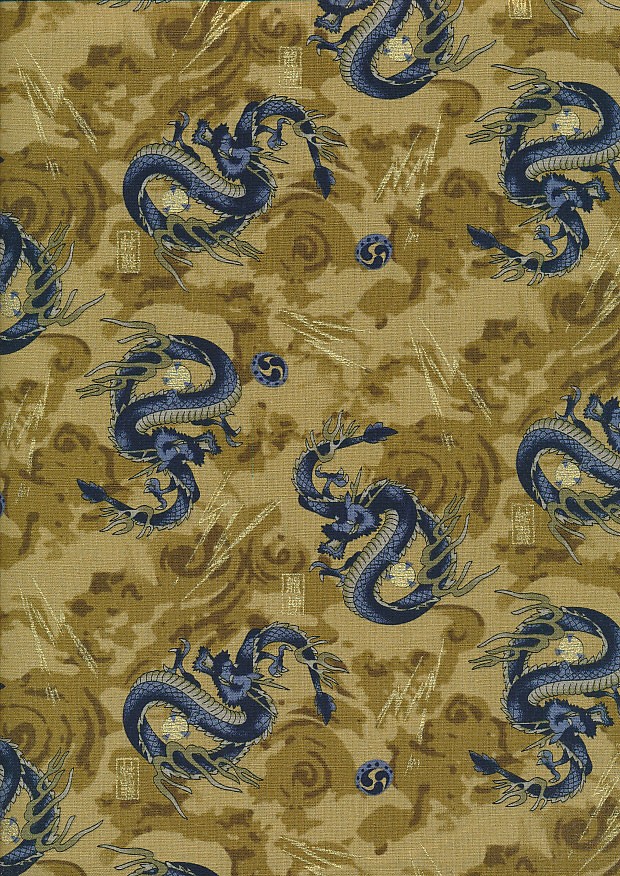 Fabric Freedom Oriental Collection - Japanese Gold COL 2