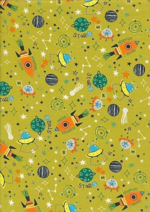 60" Wide Cotton Fabric - Discovery 1