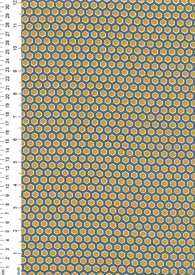 60" Wide Cotton Fabric - Honeycomb 2