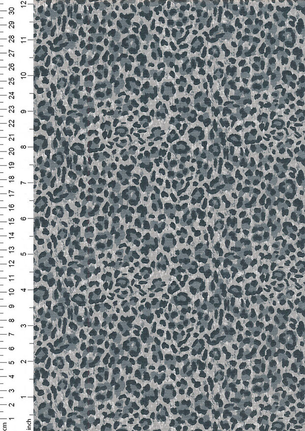 60" Wide Cotton Fabric - Panther Grey