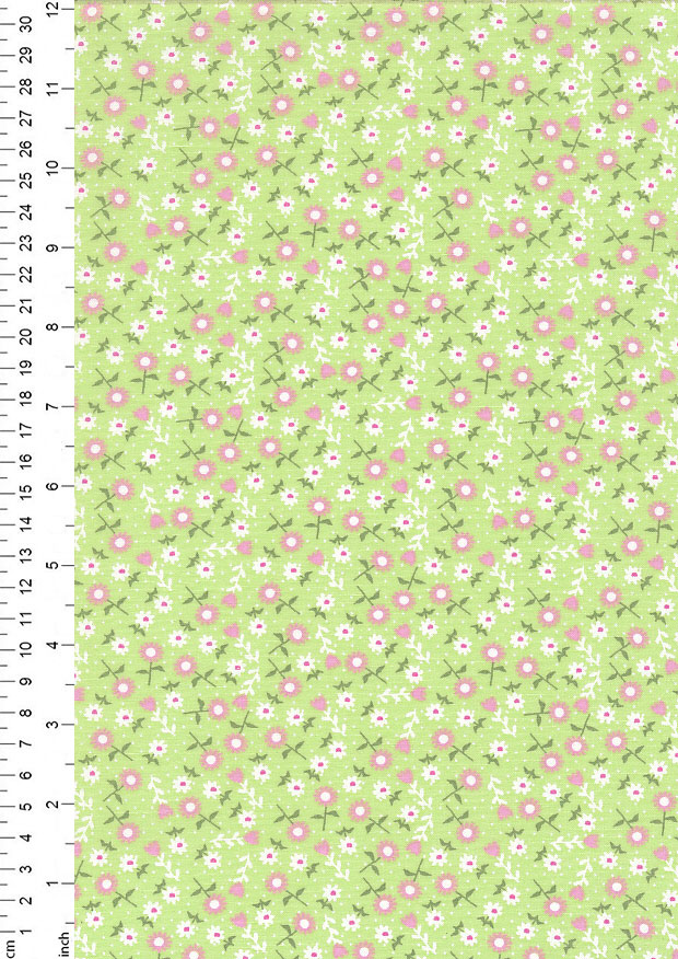 Kingfisher Fabrics - The Kids Are Alright Green 49708