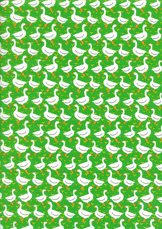 Kingfisher Fabrics - The Kids Are Alright Green 49701